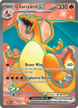 Charizard ex Pokémon 151 Pokémon TCG Ultra Rare 183