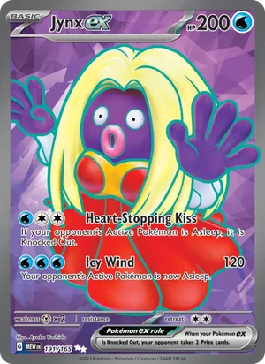 Jynx ex Pokémon 151 Pokémon TCG Ultra Rare 191