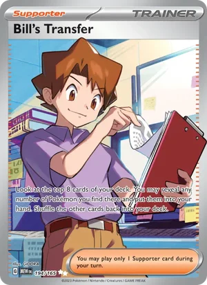 Bill's Transfer Pokémon 151 Pokémon TCG Ultra Rare 194