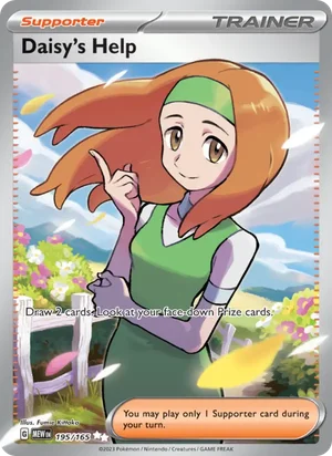 Daisy's Help Pokémon 151 Pokémon TCG Ultra Rare 195