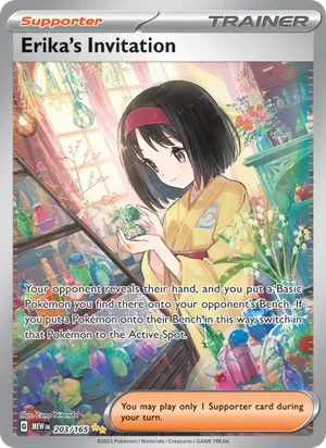 Erika's Invitation Pokémon 151 Pokémon TCG Special Illustration Rare 203