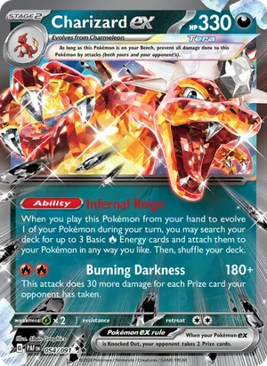 Charizard ex Paldean Fates Pokémon TCG Double Rare 054