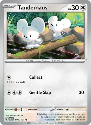 Tandemaus Paldean Fates Pokémon TCG Common 073