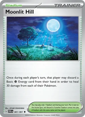 Moonlit Hill Paldean Fates Pokémon TCG Uncommon 081