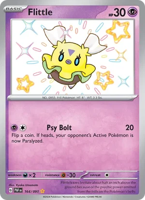 Flittle Paldean Fates Pokémon TCG Shiny Rare 164