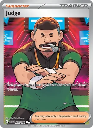 Judge Paldean Fates Pokémon TCG Ultra Rare 228