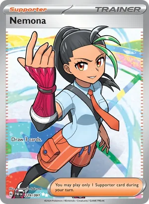 Nemona Paldean Fates Pokémon TCG Ultra Rare 229