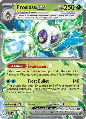 Froslass Ex 3/182