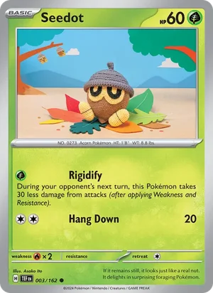 Seedot Temporal Forces Pokémon TCG Common 003