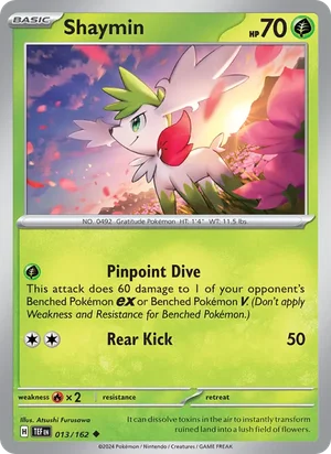 Shaymin Temporal Forces Pokémon TCG Uncommon 013