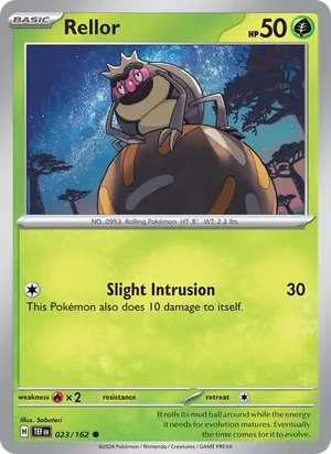 Rellor Temporal Forces Pokémon TCG Common 023