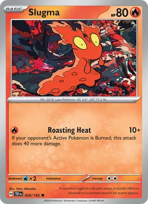 Slugma Temporal Forces Pokémon TCG Common 028