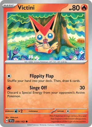 Victini Temporal Forces Pokémon TCG Common 030