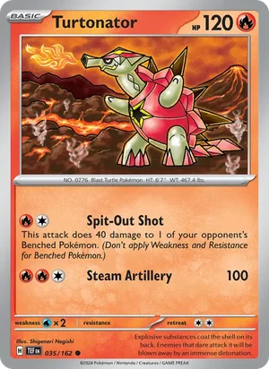 Turtonator Temporal Forces Pokémon TCG Common 035
