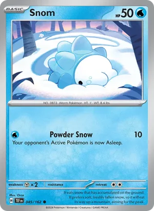 Snom Temporal Forces Pokémon TCG Common 045