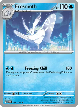 Frosmoth Temporal Forces Pokémon TCG Common 046