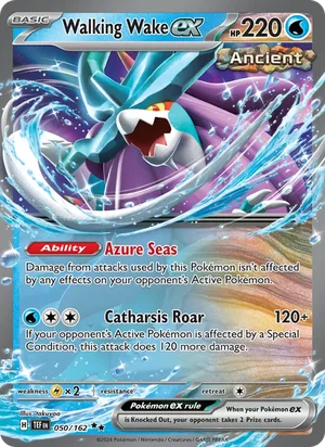 Walking Wake ex Temporal Forces Pokémon TCG Double Rare 050