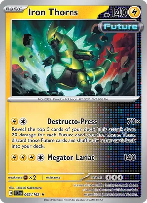 Iron Thorns Temporal Forces Pokémon TCG Rare 062