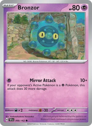 Bronzor Temporal Forces Pokémon TCG Common 068