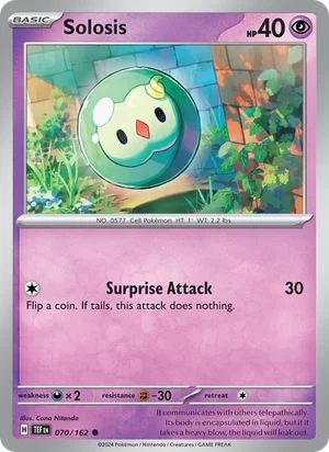 Solosis Temporal Forces Pokémon TCG Common 070