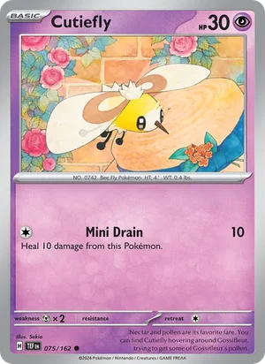 Cutiefly Temporal Forces Pokémon TCG Common 075