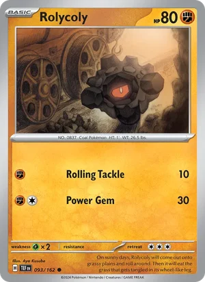 Rolycoly Temporal Forces Pokémon TCG Common 093