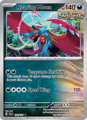 Roaring Moon Temporal Forces Pokémon TCG Rare 109