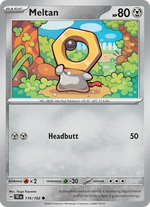 Meltan Temporal Forces Pokémon TCG Common 116