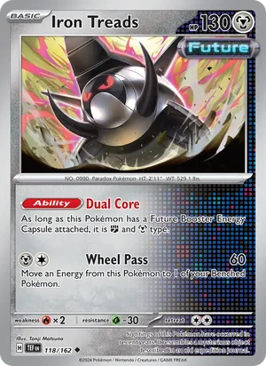 Iron Treads Temporal Forces Pokémon TCG Uncommon 118