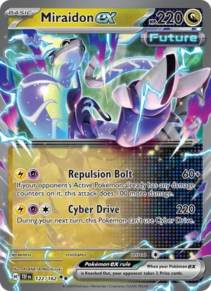 Miraidon ex Temporal Forces Pokémon TCG Double Rare 122