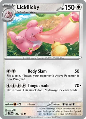 Lickilicky Temporal Forces Pokémon TCG Common 125
