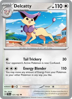 Delcatty Temporal Forces Pokémon TCG Uncommon 131