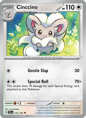Cinccino Temporal Forces Pokémon TCG Uncommon 137