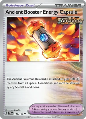 Ancient Booster Energy Capsule Temporal Forces Pokémon TCG Uncommon 140