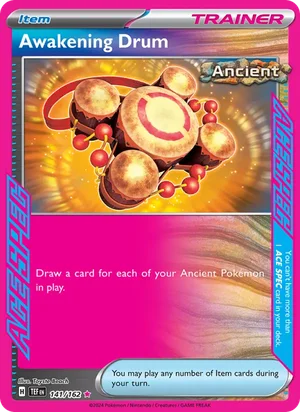Awakening Drum Temporal Forces Pokémon TCG ACE SPEC Rare 141