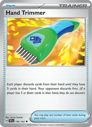 Hand Trimmer Temporal Forces Pokémon TCG Uncommon 150
