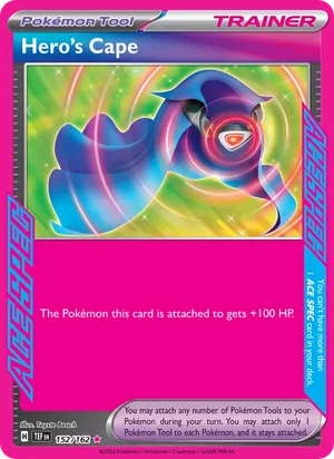Hero's Cape Temporal Forces Pokémon TCG ACE SPEC Rare 152