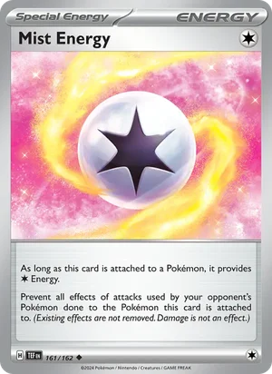 Mist Energy Temporal Forces Pokémon TCG Uncommon 161
