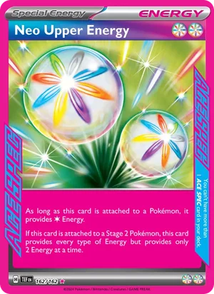 Neo Upper Energy Temporal Forces Pokémon TCG ACE SPEC Rare 162