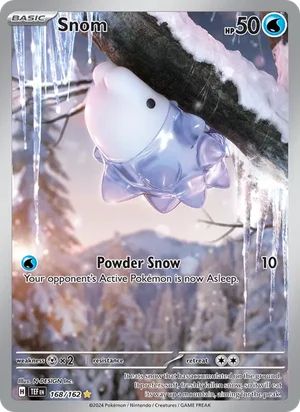 Snom Temporal Forces Pokémon TCG Illustration Rare 168