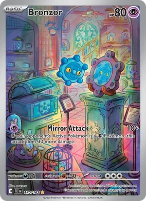 Bronzor Temporal Forces Pokémon TCG Illustration Rare 170