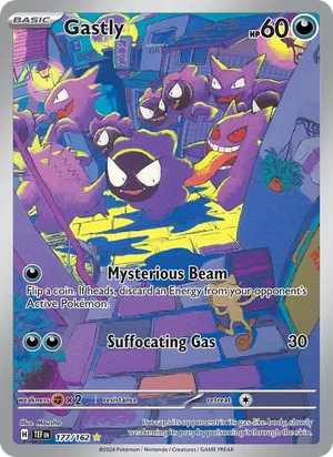 Gastly Temporal Forces Pokémon TCG Illustration Rare 177