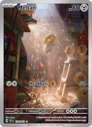 Meltan Temporal Forces Pokémon TCG Illustration Rare 179