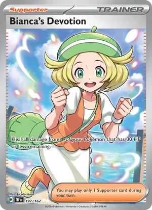 Bianca's Devotion Temporal Forces Pokémon TCG Ultra Rare 197