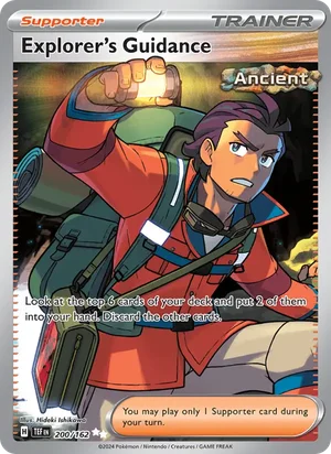 Explorer's Guidance Temporal Forces Pokémon TCG Ultra Rare 200
