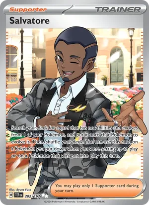 Salvatore Temporal Forces Pokémon TCG Ultra Rare 202