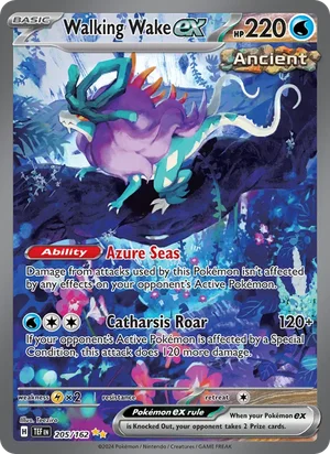 Walking Wake ex Temporal Forces Pokémon TCG Special Illustration Rare 205