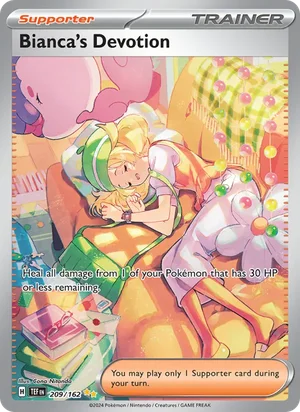 Bianca's Devotion Temporal Forces Pokémon TCG Special Illustration Rare 209