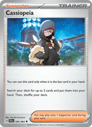 Cassiopeia 056/064 Uncommon, Shrouded Fable Pokémon TCG card