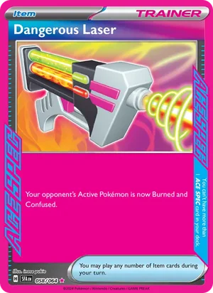 Dangerous Laser 058/064 ACE SPEC Rare, Shrouded Fable Pokémon TCG card